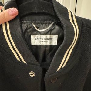 Saint Laurent black jacket.